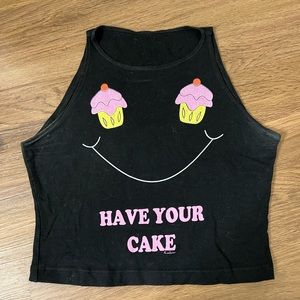 Have your cake crop top
